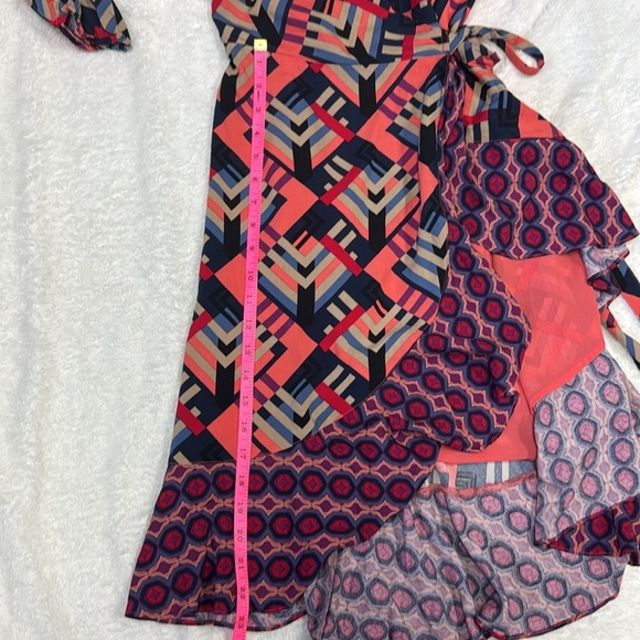 Anthropologie Geometric Multicolor Fall Dress - Picture 7 of 11